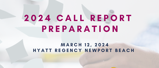 Call Report Preparation 2024 California Community Banking Network   2024callreport800x500 1 