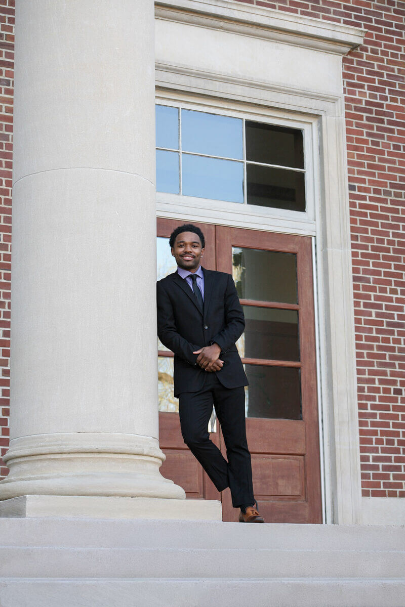 Nathan Wallace on the Lipscomb University campus