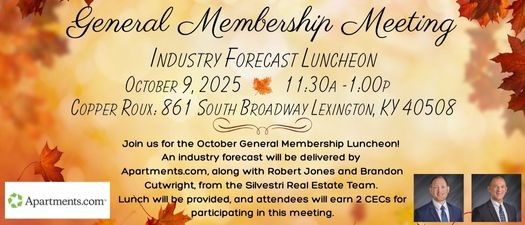 General Membership Meeting - Industry Forecast