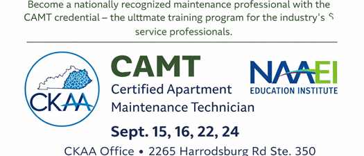 Certified Apartment Maintenance Technician (CAMT)