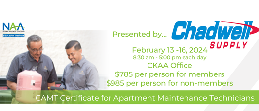 CAMT - Certified Apartment Maintenance Technician