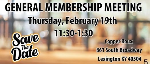 General Membership Meeting