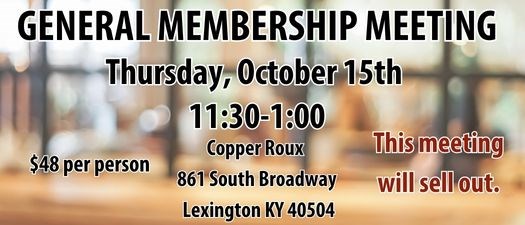 General Membership Meeting