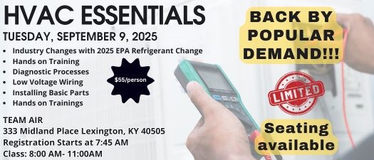 HVAC Essentials - Back by Popular Demand!