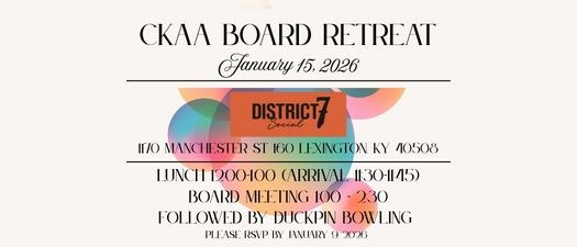 Board Meeting (Lunch / Retreat)