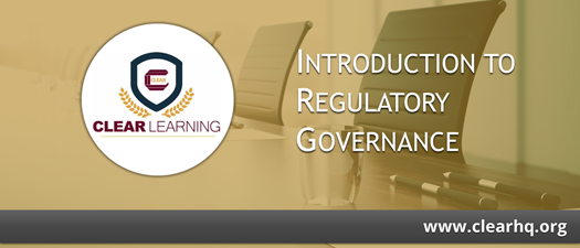2024 Introduction to Regulatory Governance 5 Module Webinar Series