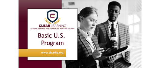 Online National Certified Investigator/Inspector Training (NCIT) US Basic 