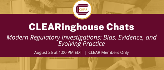 CLEARinghouse Chats - Virtual Collaboration for the Regulatory Community