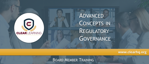 Advanced Concepts in Regulatory Governance – March 2027