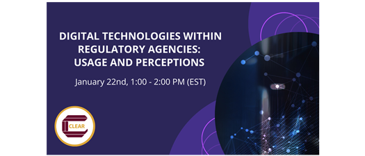 Digital Technologies within Regulatory Agencies: Usage and Perceptions