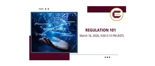 Regulation 101 Webinar - March 2026