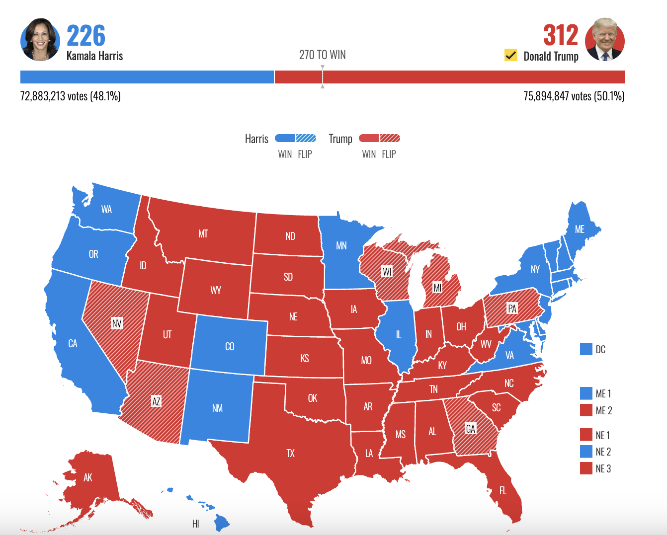 A map of the united statesDescription automatically generated