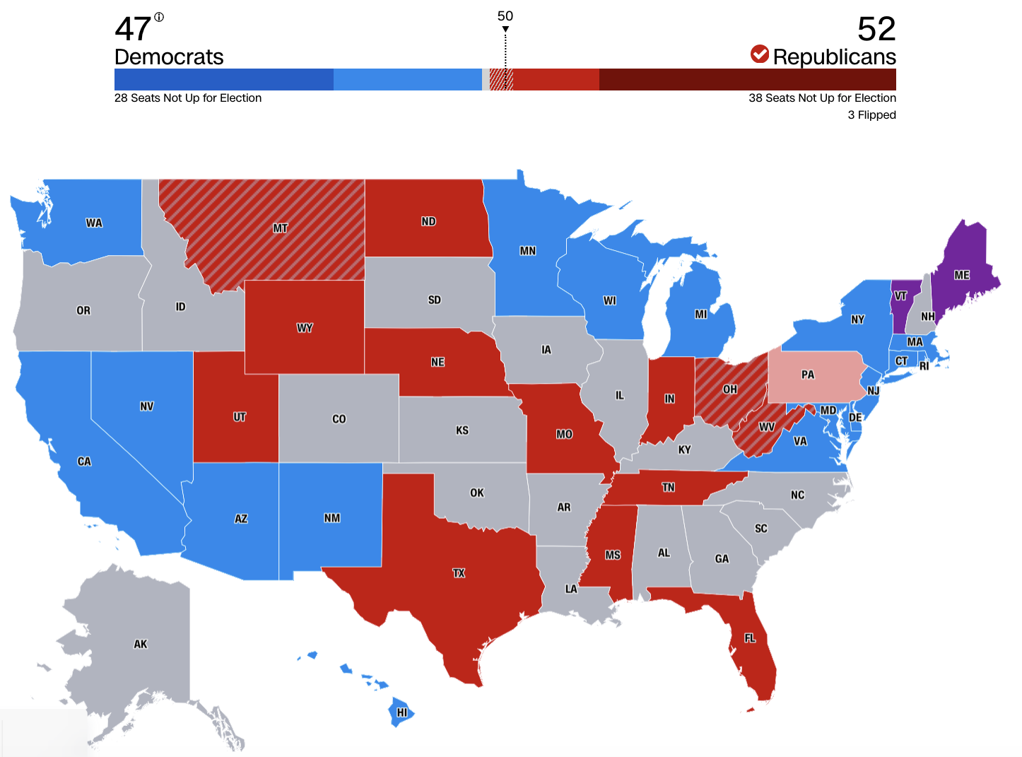 A map of the united statesDescription automatically generated