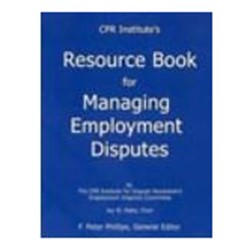 Resource Book for Managing Employment Disputes