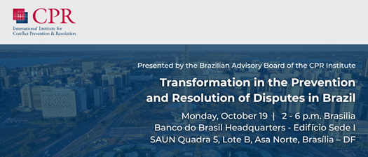 Transformation in the Public and Private Sectors for the Prevention and Resolution of Disputes in Brazil