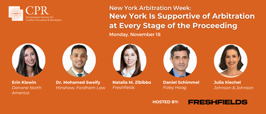 New York Is Supportive of Arbitration at Every Stage of the Proceeding