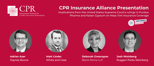 Insurance Alliance CLE Presentation