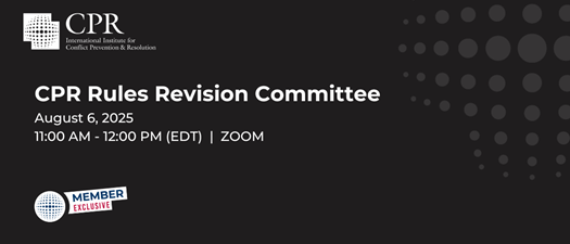 CPR Rules Revision Committee