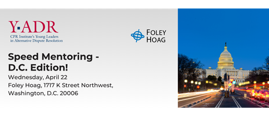 Y-ADR Speed Mentoring - D.C. Edition!