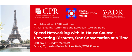 CPR Institute at Paris Arbitration Week 2026