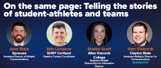 On the same page: Telling the stories of student-athletes and teams