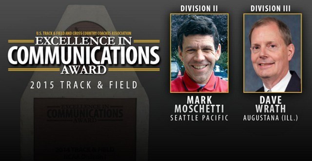 2015 Excellence in Communications Award Winners for NCAA D2 & D3 Track & Field