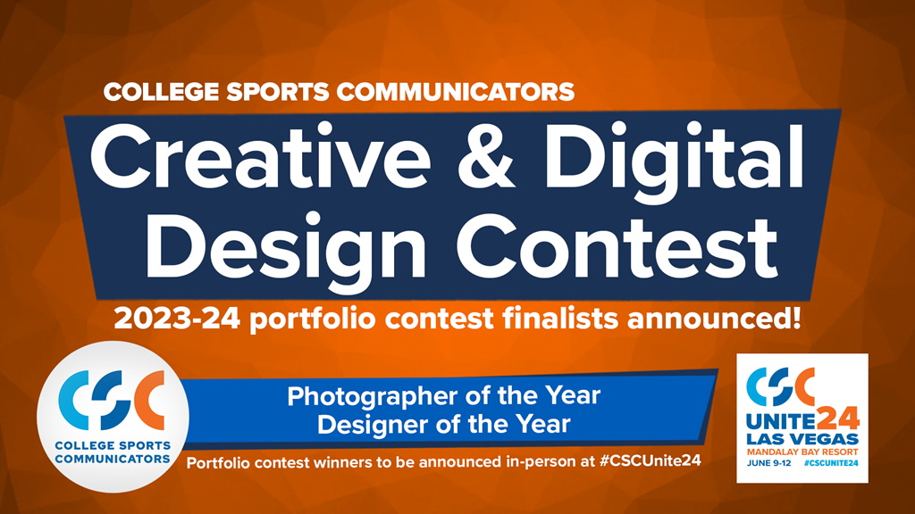 2023-24 Creative & Digital Design Contest: Finalists announced in CSC Photographer and Designer of the Year portfolio categories