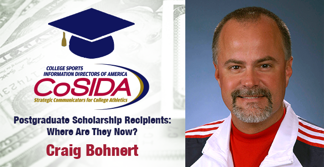 CoSIDA Postgraduate Scholarship Recipients – Where Are They Now? Craig Bohnert
