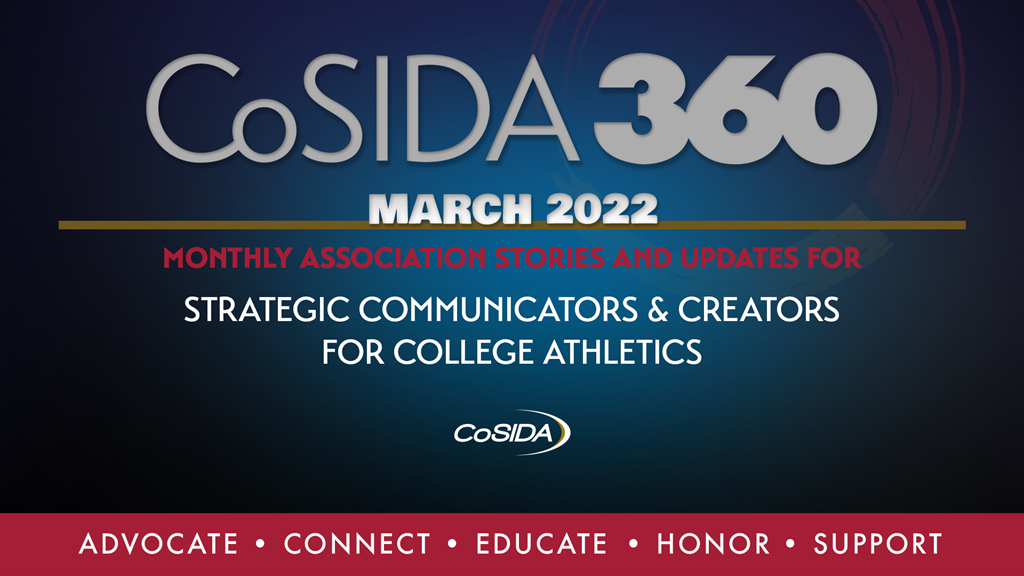 Now Available! CoSIDA 360 March 2022