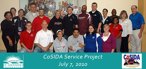 Convention Recap: CoSIDA Goodwill Committee orchestrates service project and donation drive to benefit the St. Anthony Foundation