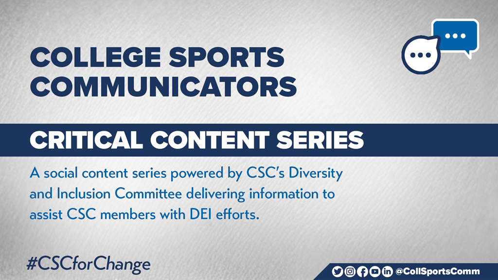 CSC Diversity and Inclusion Committee Begins Social Series Delivering Information to Assist Members with DEI Efforts