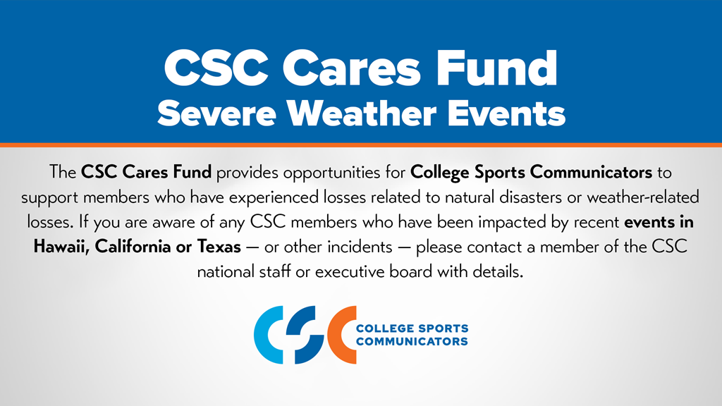 CSC offers support for members affected by natural disasters and severe weather in Hawaii, California and Texas