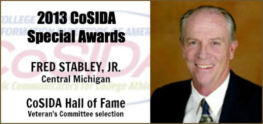 CoSIDA Special Awards Salute: Fred Stabley – Chicken Soup for the SID’s Soul (CoSIDA Veteran’s Committee Hall of Fame inductee)