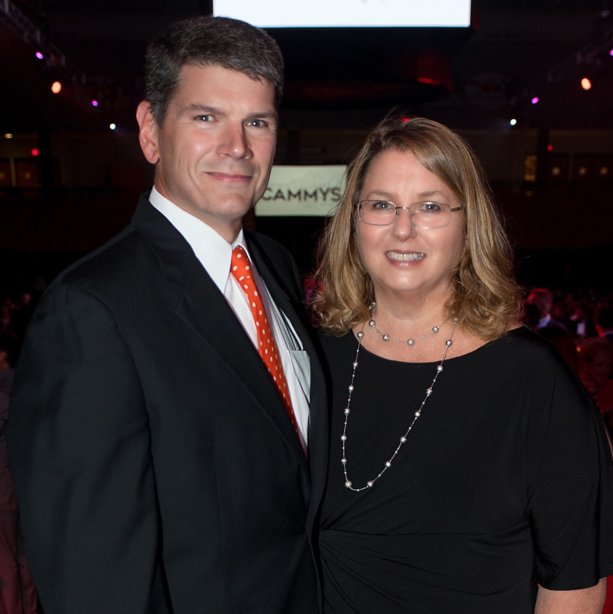 Cole with his wife Claudia.