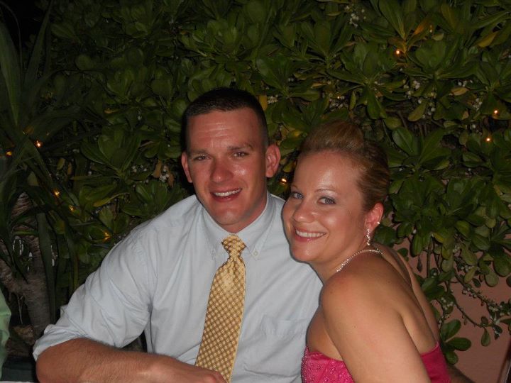 Kelly-Ann Di Giulio Light with her husband, Adam.