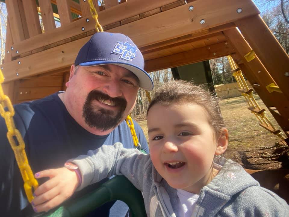 Ken Sweeten with his daughter, Kenzie.