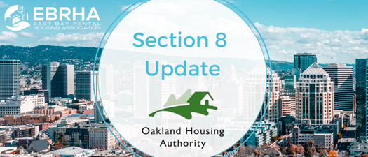 Section 8 Update with the Oakland Housing Authority