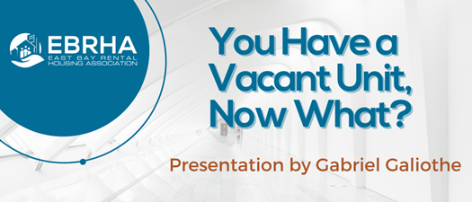 You Have a Vacant Unit, Now What?