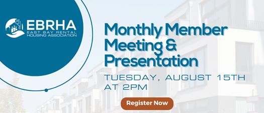 August Montly Member Q&A and Presentation by Tenant Alert 