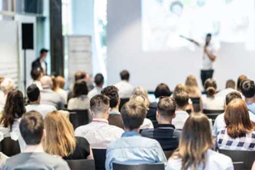 Business event audience