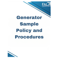 Generator Sample Policies and Procedures