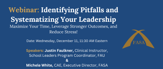 Identifying Pitfalls and Systematizing Your Leadership to Maximize Your Time, Leverage Stronger Outcomes, and Reduce Stress!