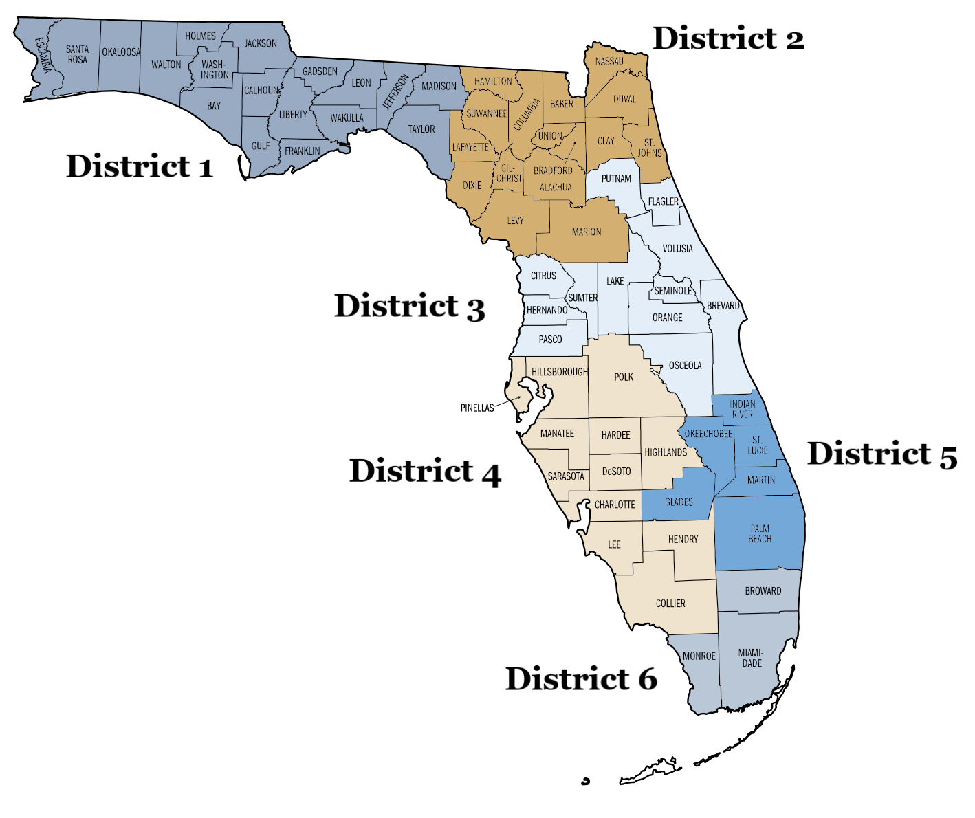 FASC District Map