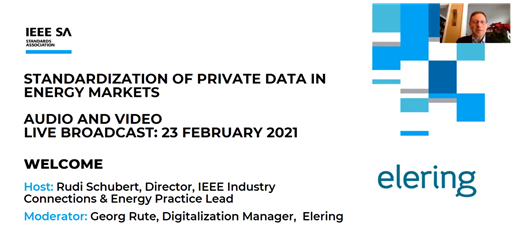 Standardization of Private Data in Energy Markets