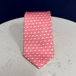 Pink Tooth Tie - Regular Length