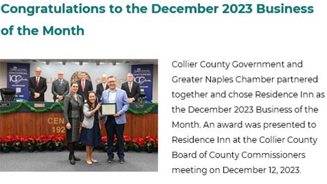 DEC 2023 Business of the Month