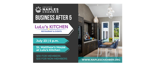 Business After 5: St. Matthew's House at Lulu's Kitchen - July 2026