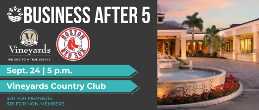 Business After 5: Vineyards Country Club with the Boston Red Sox - September 2026 