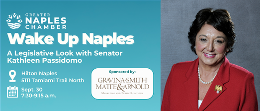 Wake Up Naples: A Legislative Look with Senator Kathleen Passidomo - September 2026