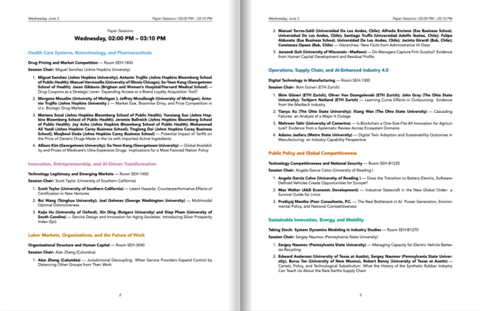 ISA 2026 Interactive Conference Schedule - Click to View